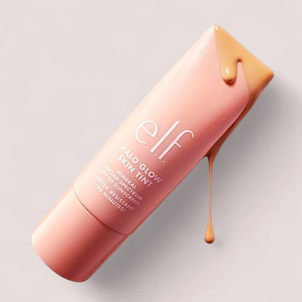 Halo Glow Skin Tint SPF 50 - e.l.f - 6 Light Cool- foundation